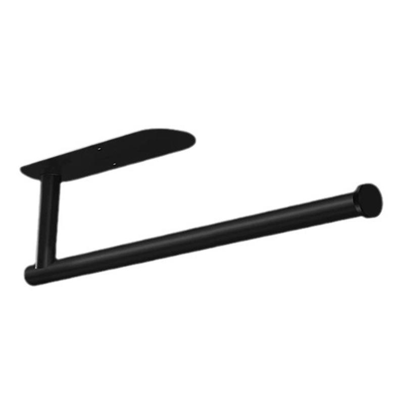 

Upgrades Magnetic Paper Towel Rack for Kitchen with Not Slip Base Stainless Steel Kitchen Towel Dispenser with Magnetic чёрный