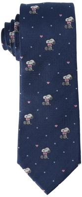 [Peanuts] Snoopy Necktie PN916146 Blue SNOOPY Business Brand Necktie Character Gift