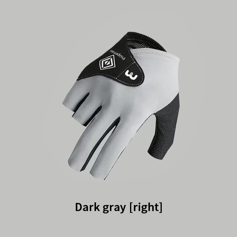 

1Pc Man Billiards Gloves Pool Gloves 3 Fingers Show For Left Hand Anti-Slip Breathable Snooker Gloves Billiards Accessories right hand темно-сірий