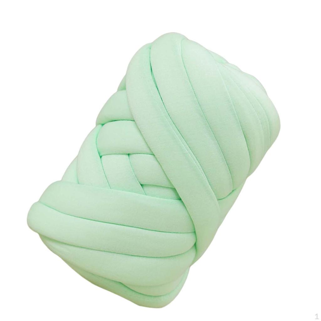 Arm Knitting Yarn for Chunky Braided Knot Throw Blanket DIY, Soft Washable Tube Bulky Giant