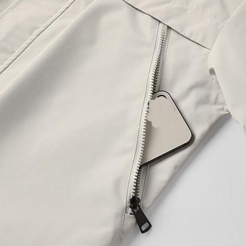 Outdoor Casual Workwear Hooded Jacket for Spring and Autumn, Plus Size Men's Fashion Plus Size Loose Jacket