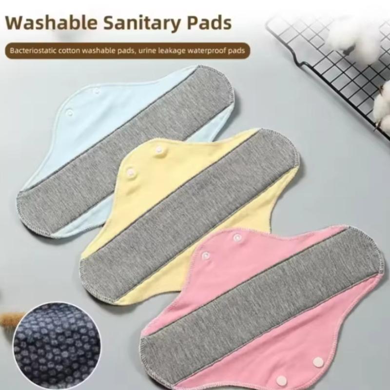 1/6 Reusable Adult Diaper Non-slip Soft Washable Panties Menstrual Cloth Sanitary Feminine Hygiene Pad Period Cotton Panty Liner