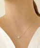 Tatiana [Silver 925] Moissanite 1 Carat Necklace_Dn0002