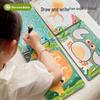 Advanced Erasable Pen Control Practice Cards for Preschool Cognitive Development and Early Childhood Education