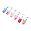 6Pcs Hard Bait Top Water Fishing Poppers 3D Eyes Lifelike Swimbait for Freshwater Saltwater