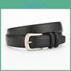 Vintage Leather Belt For Women And Men With Metal Pin Buckle And Twolayer Cowhide For Casual Dress
