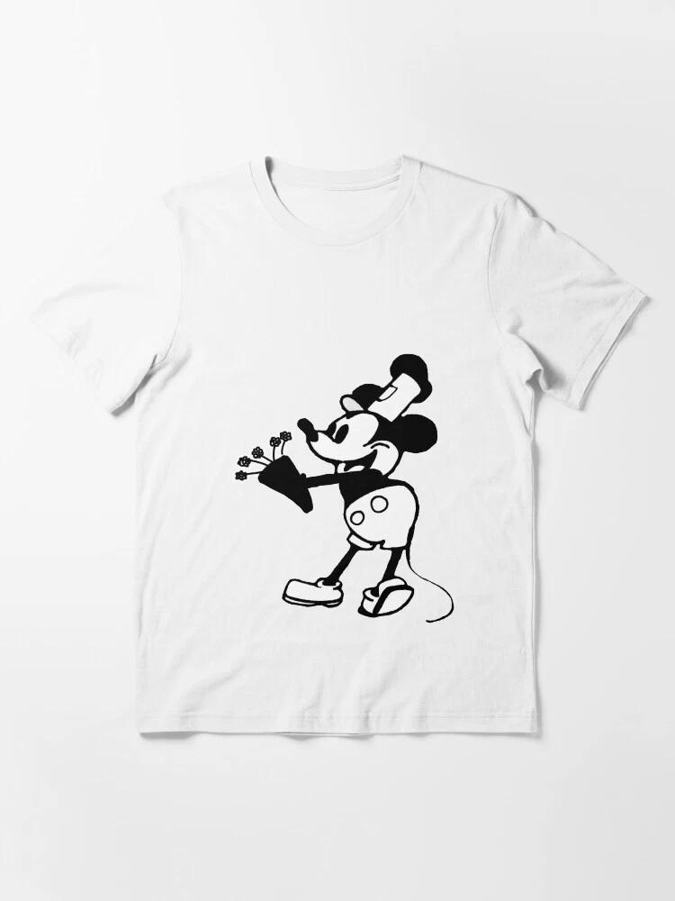 world Mickey Mouse Bouquet Of Flowers Classic TShirt Unisex Style S