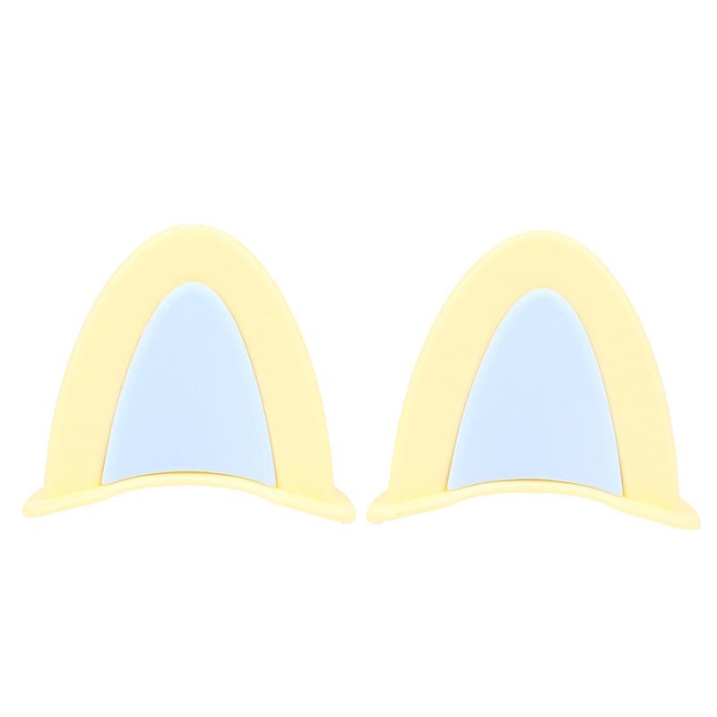 2Pc Motorcycle Helmet Cat Ears Cute Decoration Style Helmet Universal Accessorie
