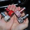 5V 2.1A Dual USB Fast Car Charger 2 USB Port Aluminum Alloy Charging Adapter - Crystal Rhinestone Car Charger