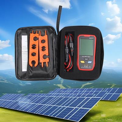Solar Mppt Meter Photovoltaic Multimeter Kit Big LCD Screen for Pv Testing Versatile