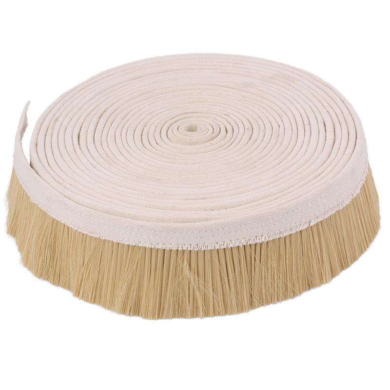 Golden Thickened Dust Suction Cover with Industrial Brush for Woodworking Engraving & Cutting Machines