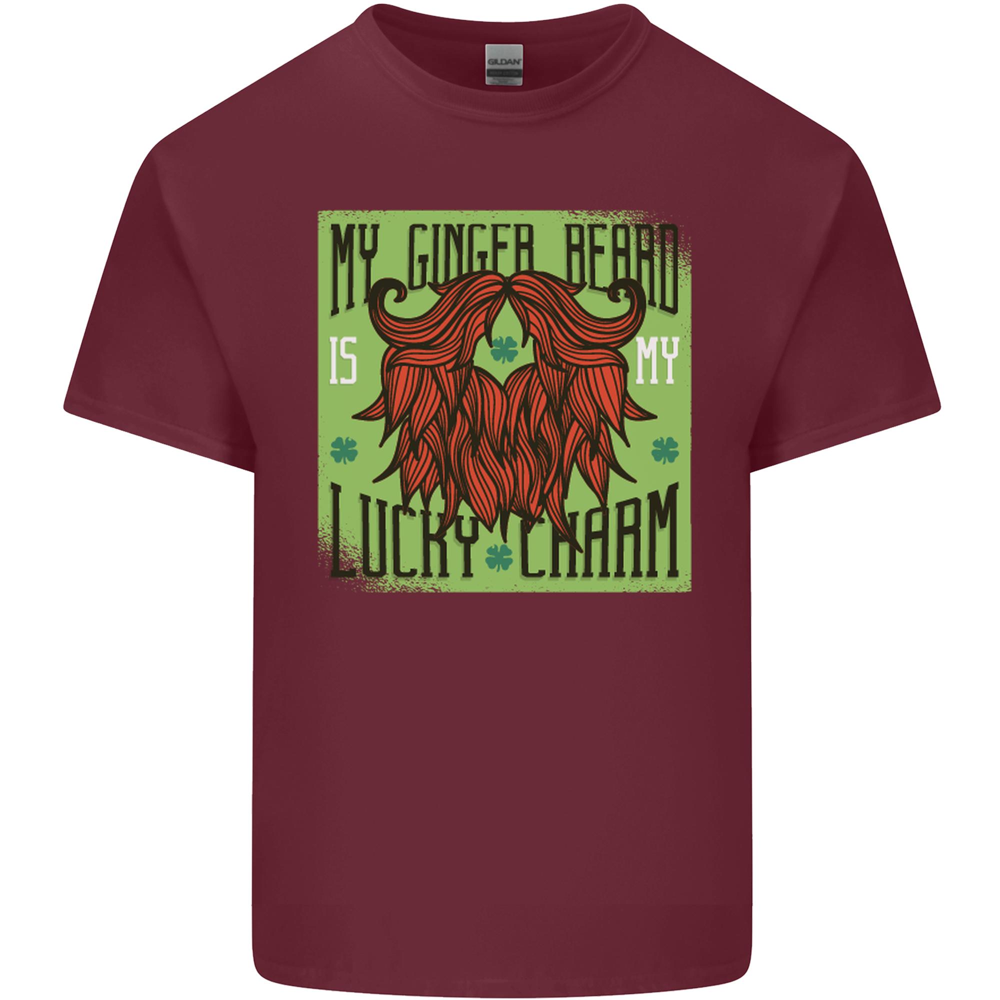 St Patricks Day Ginger Beard Lucky Charm Unisexs Light Cotton TShirt S