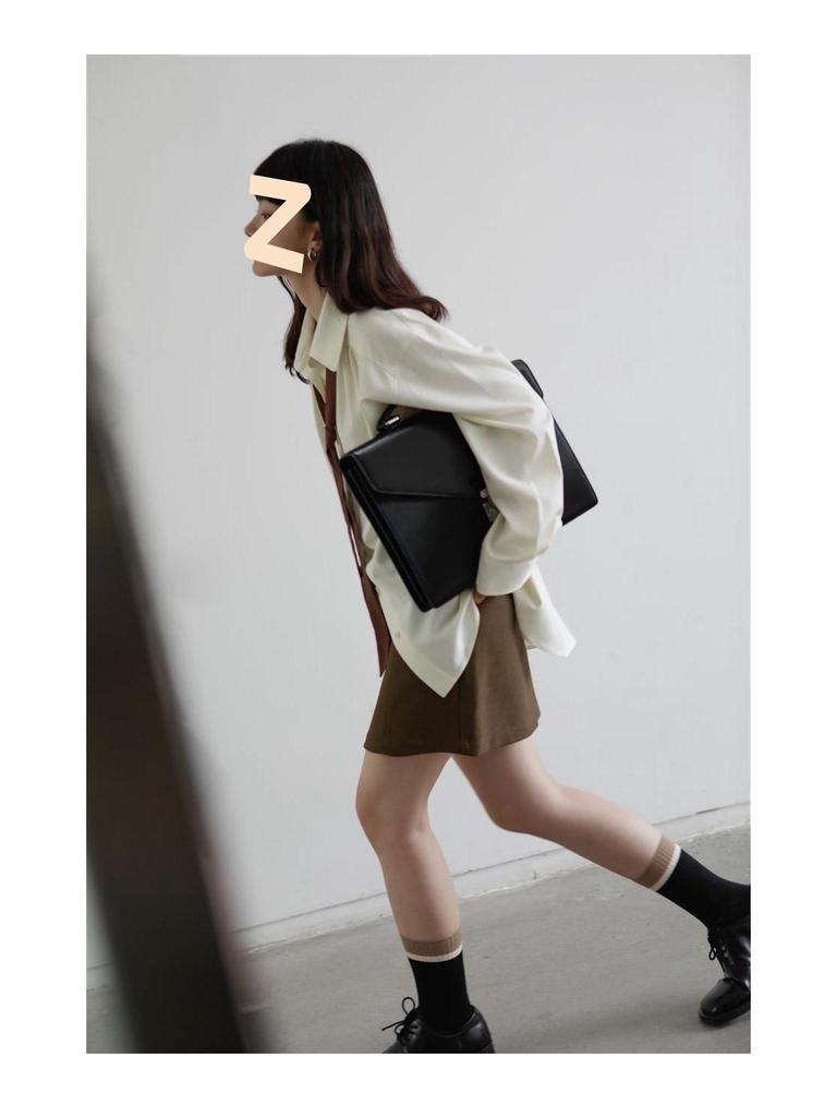 Damen Schlankmachende Lockere Bindebluse - Frühherbst Kühles Design