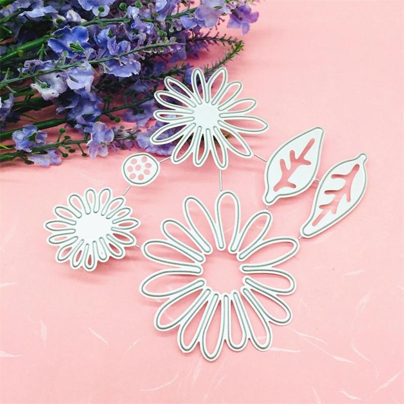 Flower and Leaves Embossing Die Cuts for DIY Scrapbooking Photo Album Papercraft