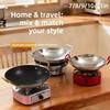 Durable Thickened Stainless Steel Wok Uncoated Windproof Outdoor Cooking Pot 7/8/9/10/11in Easy Clean Bar Stove Commercial