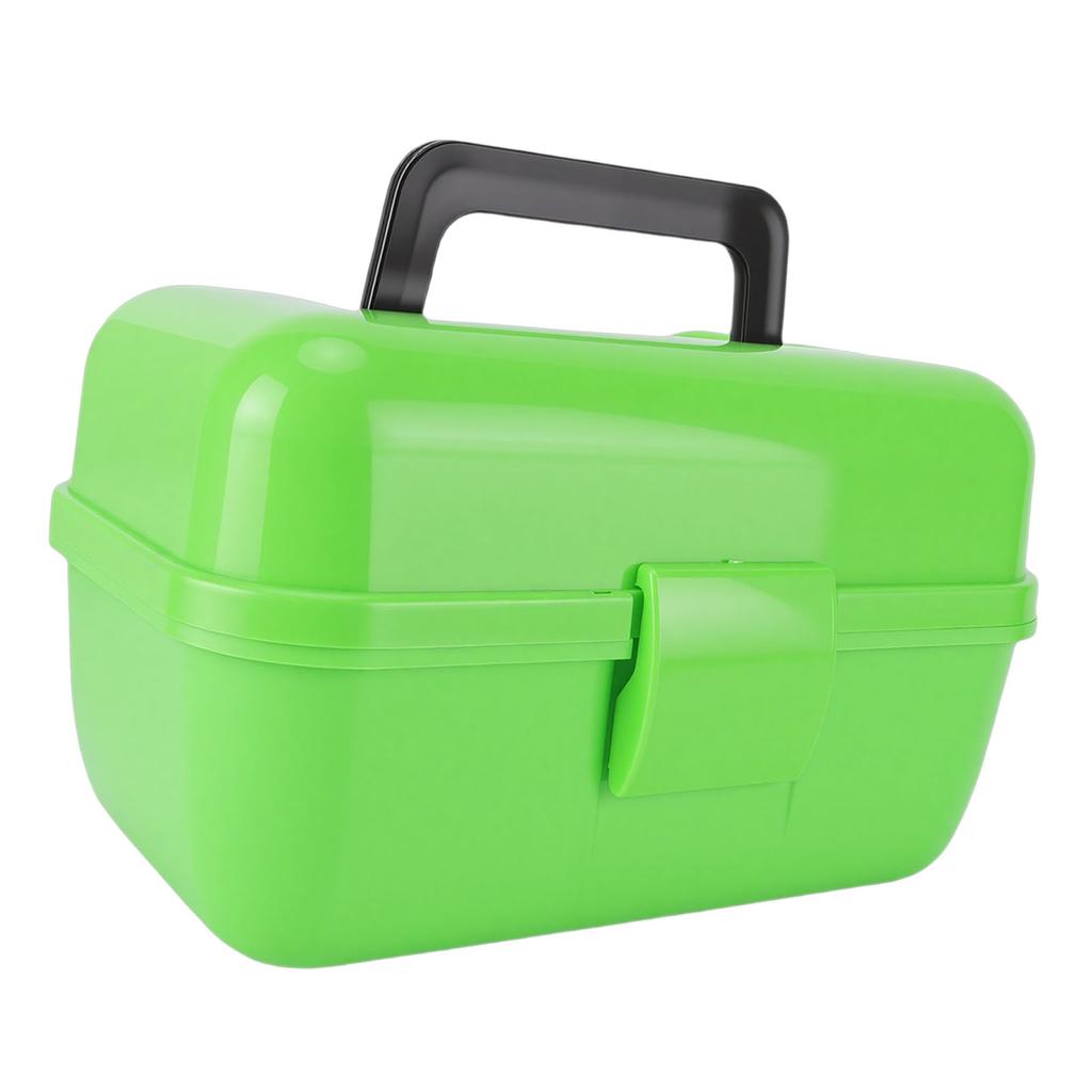 Caixa de Pesca 2 Camadas Multifuncional Armazenamento Isca de Pesca Anzol Ferramentas