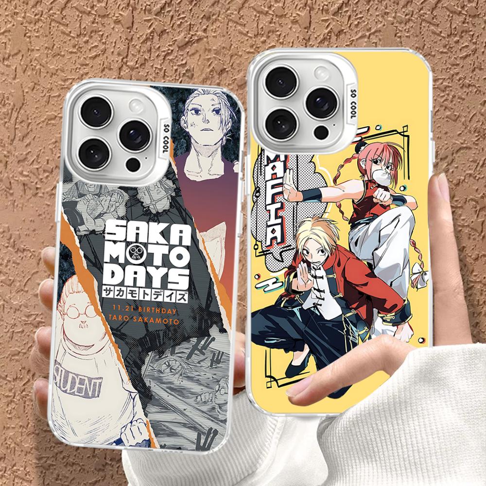 Popular Japanese Anime SAKAMOTO DAYS Phone Case For IPhone 16 15 14 13 12 11 Pro Max X XR XSMAX 8 7 Plus Matte Shockproof