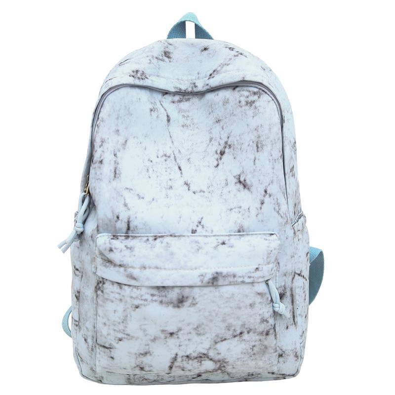 

Мужской рюкзак с граффити для старшеклассников, большая вместительная школьная сумка для женщин с принтом синий