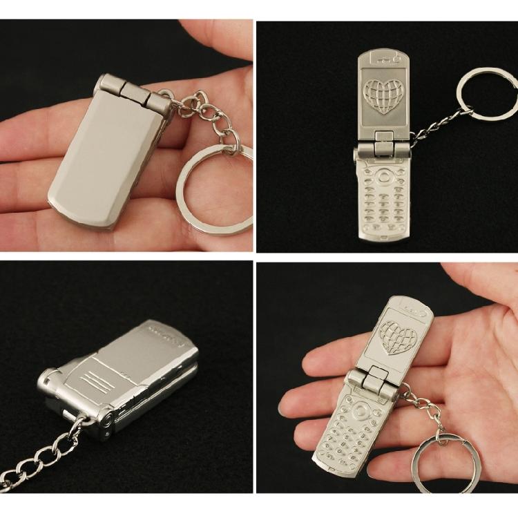 Mini Mobile Phone Shaped Charm Keychain Cute Sweet Harajuku Key Chain Decorations Unique Gift Creative Y2k Accessories