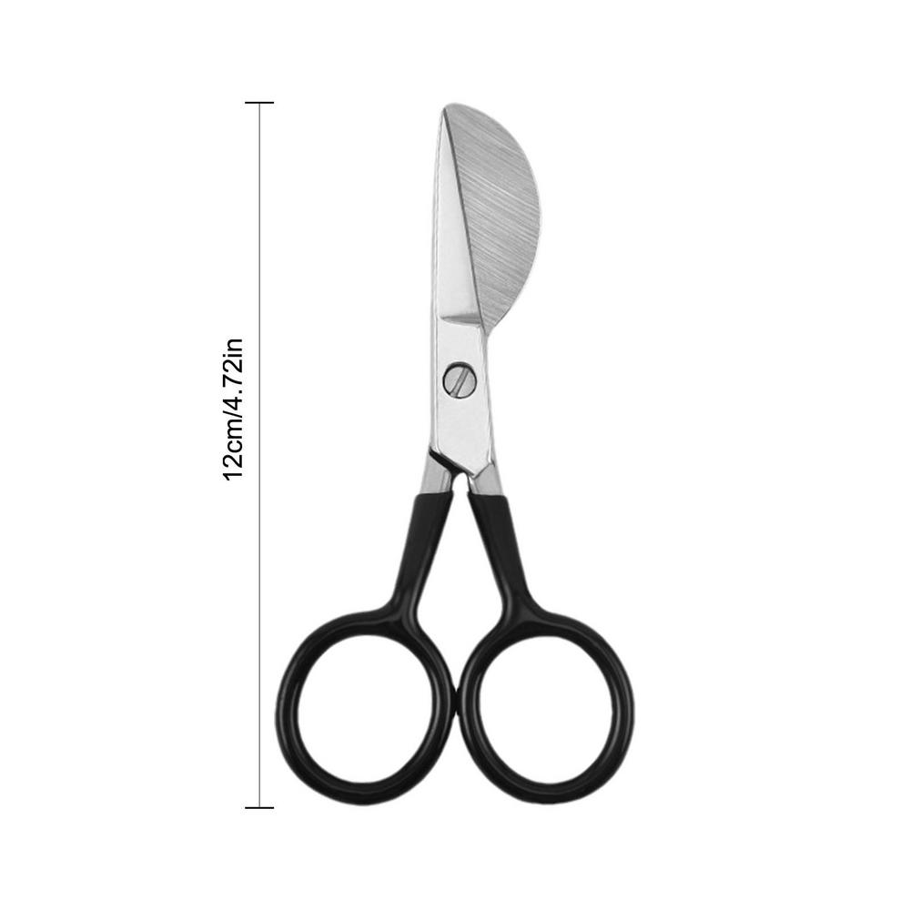1Pc Sharp Carpet Trimmer Scissor Sharp Duckbill Applique Scissors Stainless Steel Sewing Embroidery Scissors Cutting Scissors
