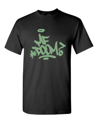 Czarna koszulka unisex Mf Doom Mint Green Tag