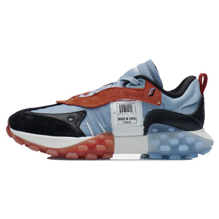 

Li Ning OVERLOAD 021 Fall Winter Trendy Runway Collection Low top Casual Shoes Men s Mist Blue ARYR025-1 43