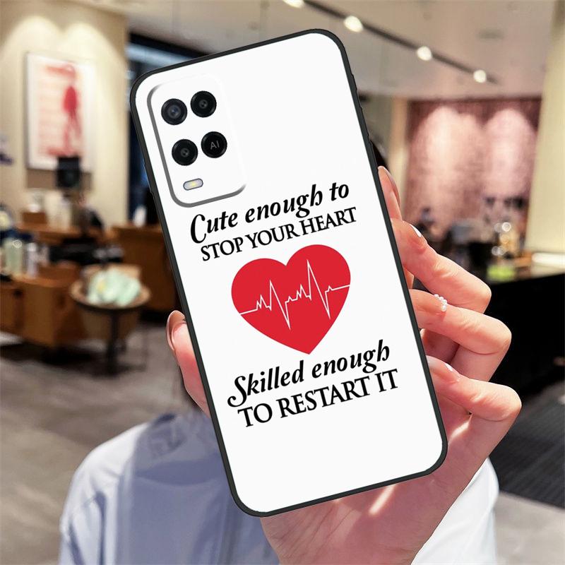 I'm A Nurse Quotes Case For Oppo A78 A98 A79 A18 A38 A58 A40 A60 A80 A16 A76 A96 A15 A74 A94 A54 A17 A77 Cover