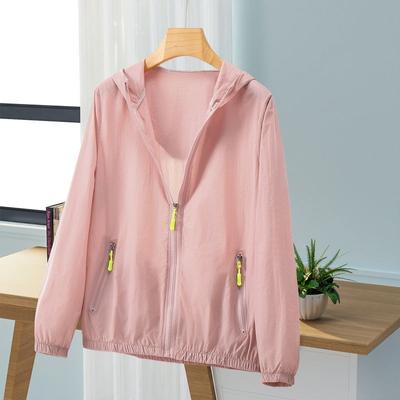 Women's Plus Size Sun Jacket UV Hooded Sun Jacket Lightweight Jacket