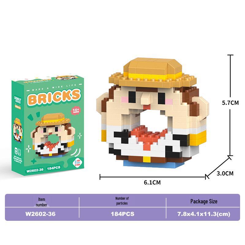 Lele Brothers Micro Building Blocks - Educational Small Animal Sets for Kids, Compatible with Lego, Boys' Toy Gifts