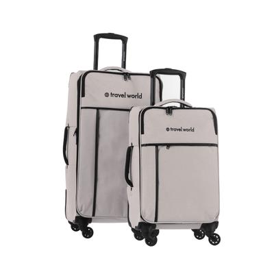 Set of 2 Soft Suitcases  (L-76cm) (S-56cm) BAP IVORY