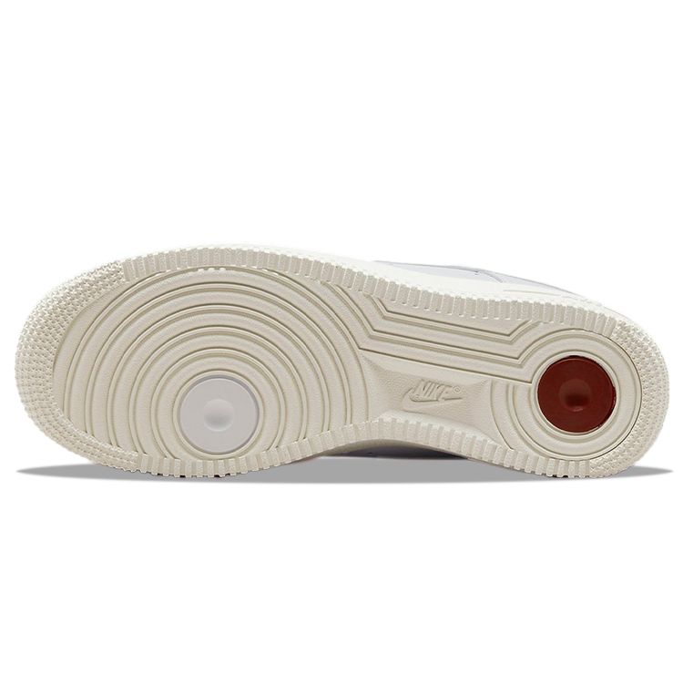 Nike Air Force 1 07 Premium History of Logos Damen-Sneaker Weiß Sail Team-Rot DZ5616-100