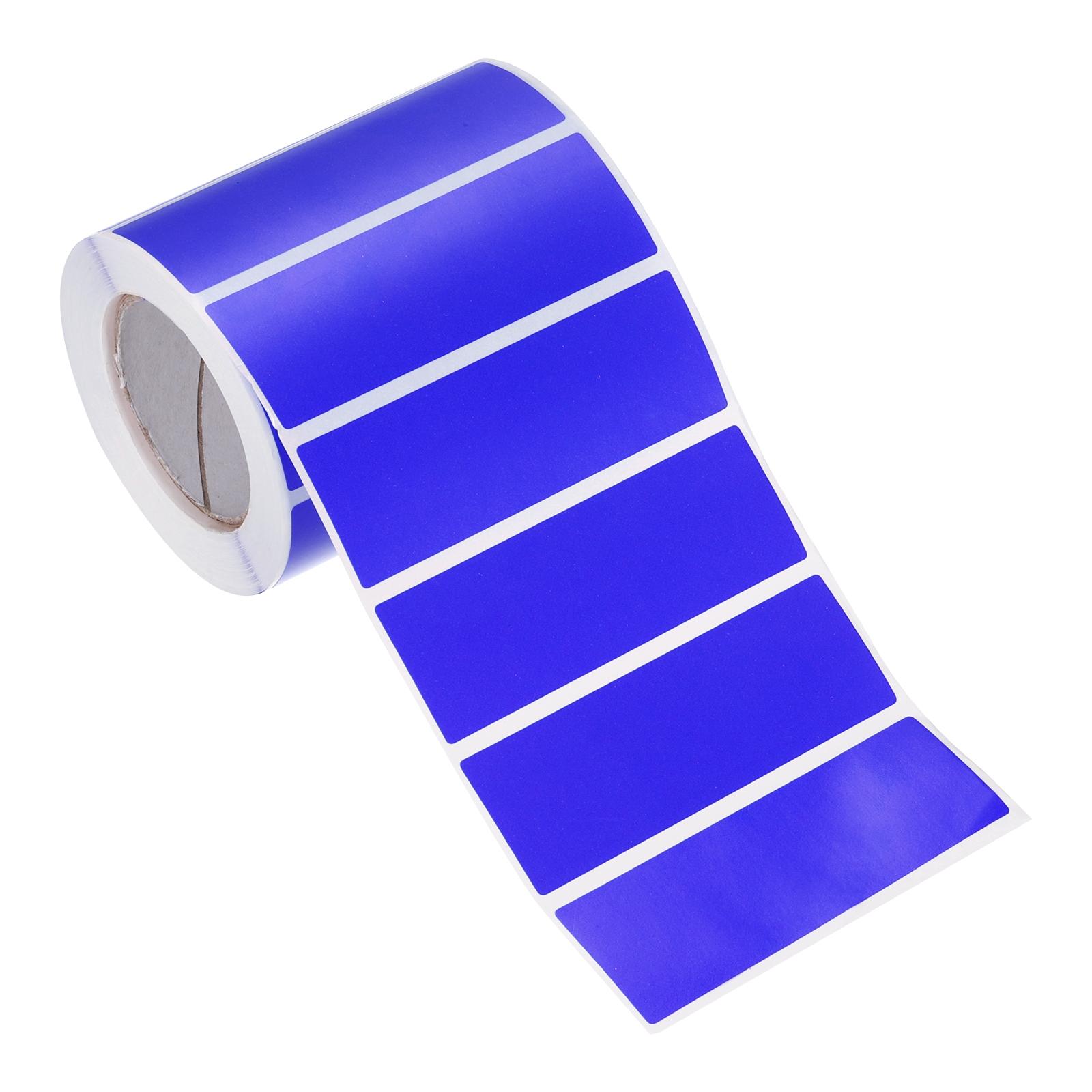 500Pcs Color Direct Thermal Stickers Self-Adhesive Label Paper Thermal Printer Sticker Label Rectangle Adhesive Paper Sticker