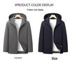 2025 Fall New Style Men's Jacket with Removable Hood - Casual Dad Coat