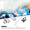 4pcs Shaft Coupling Motor Connector DIY Steering Length 23mm OD 11mm Universal Joint (4*5mm)