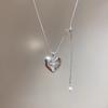 Funny Smooth Surface Metallic Cartoon Horse Flower Pendant Necklaces for Women Long Adjustable Wax Rope Chain Chokers