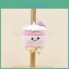 Cake Plush Red Keyring Pp Cotton Fill Soft Toy For Kids Birthday Idea Gift