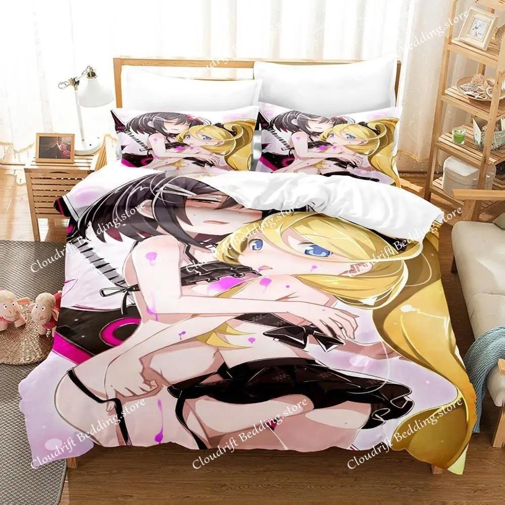 Mary Skelter Finale Bedding Set Single Twin Full Queen King Size Bed Set Adult Kid Bedroom Duvet Cover Sets Game Bed Sheet Set