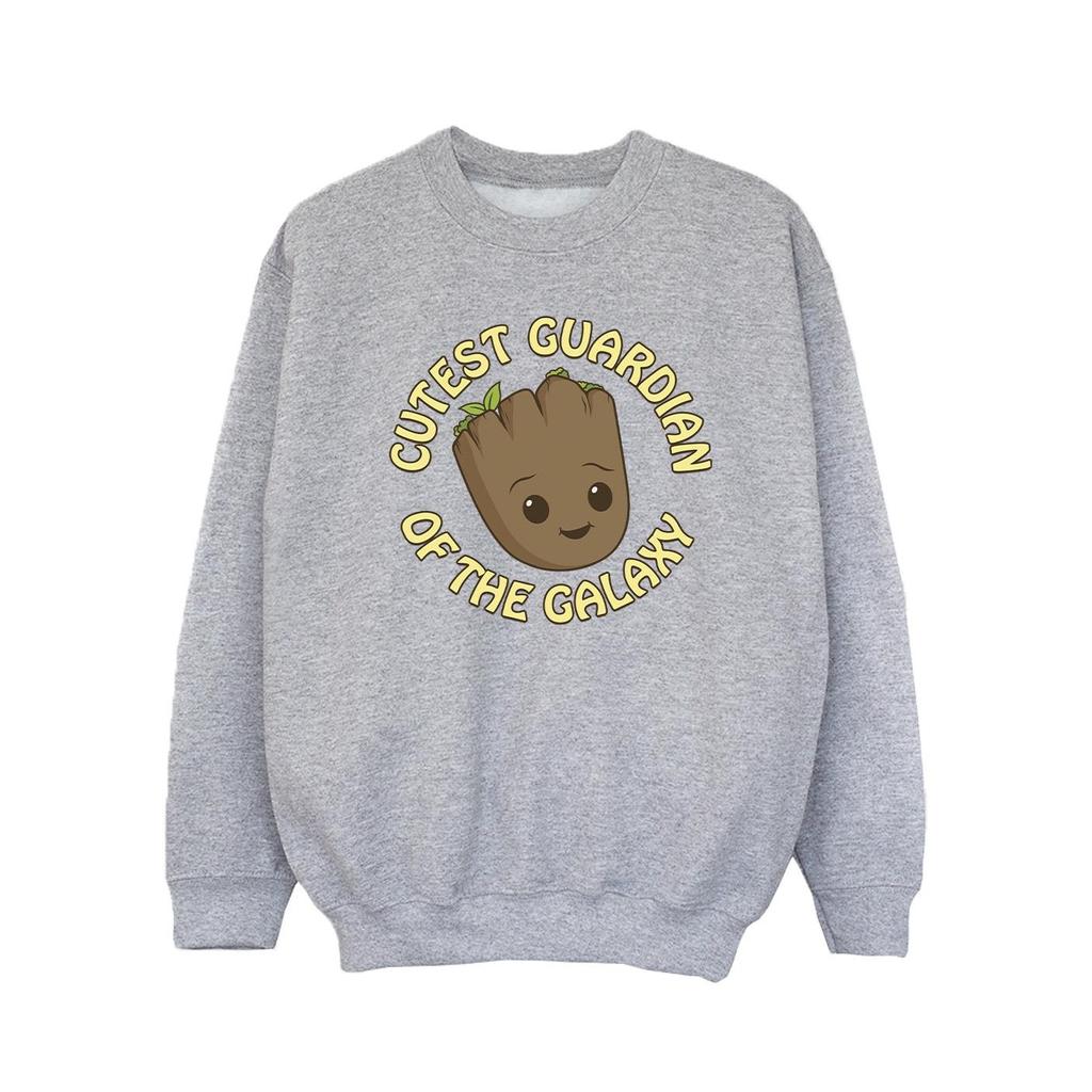 Marvel Mädchen-Sweatshirt „I Am Groot Cutest Guardian“.
