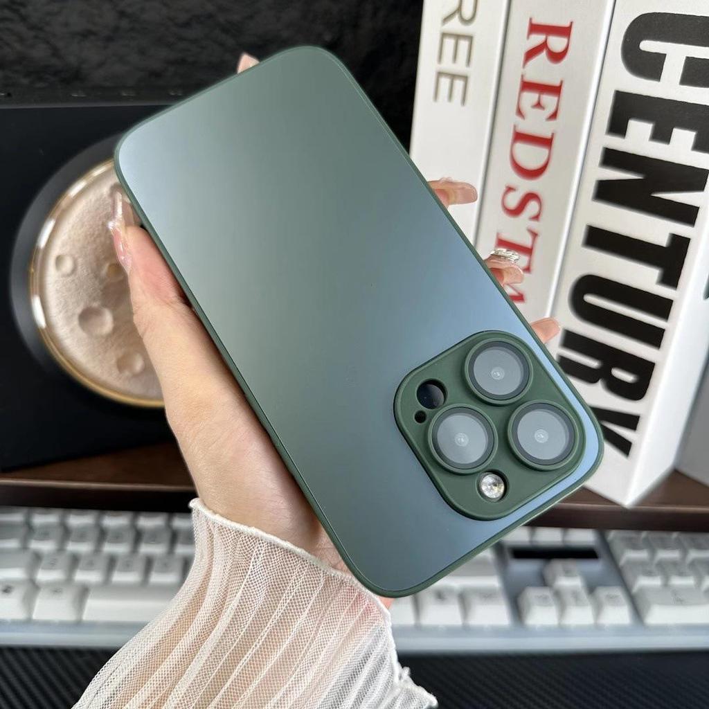 AG Nano Frosted iPhone17ProMax Case with 16 Full Coverage Lens Film and Soft Edge Protection