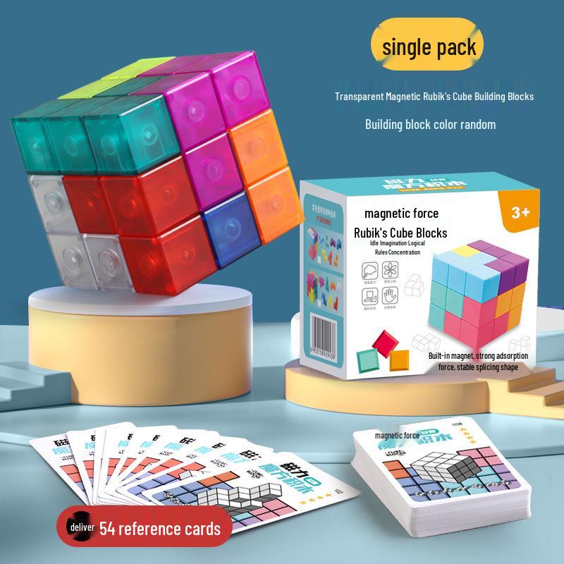 Magnetic Magic Cube Blocks: Educational Soma Cube Geometry for Kids