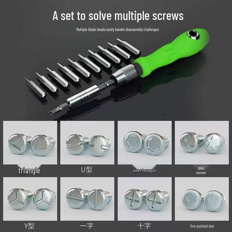 32-in-1 Multifunctional Screwdriver Set for Mobile Phone Repair with Phillips Head and CRV