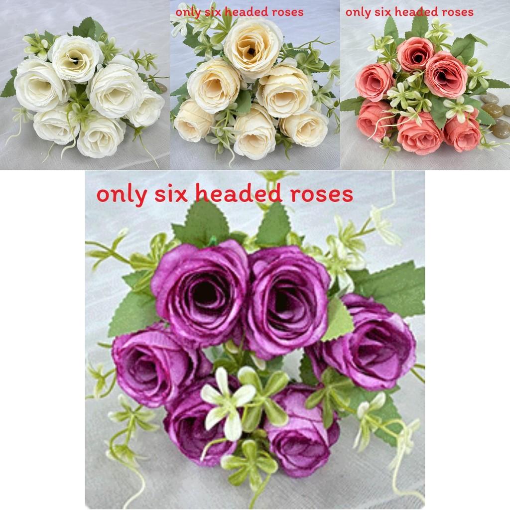 Silk Rose Artificial Flower For Wedding And Hotel Decor With Realistic Design For Photography And Home Styling