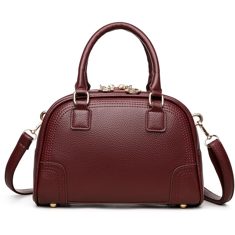 

Мягкая кожаная женская сумка, маленькая квадратная сумка через плечо красный