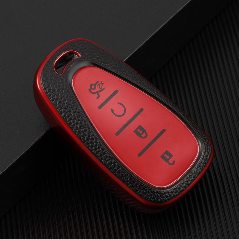 4 5 Buttons Soft TPU Car Key Case Cover Fob For Chevrolet Chevy Malibu Camaro Cruze Traverse Sonic Volt Bolt Equinox 2017-2019