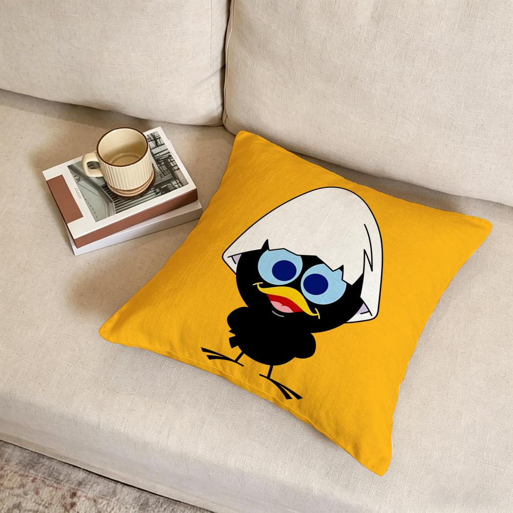 Cushion Cover fabric soft furnishingPillowcase cushion cover sofa pillow home decoration ACartoon Calimero Fun