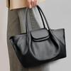 Šik dámská kožená taška tote Prostorná kabelka přes rameno Velká kapacita Elegantní kabelka