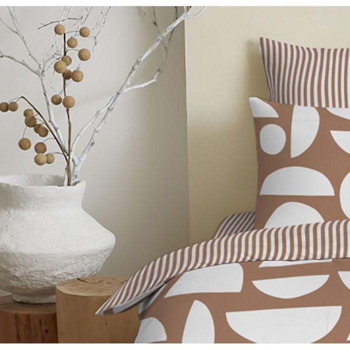 Complete Reversible Duvet Cover Pack for Bed 140 X 190 Cm Mykonos Siena