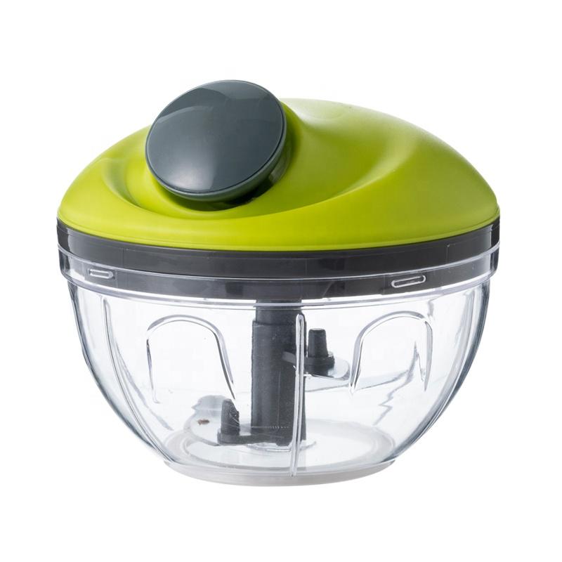 Kitchen Accessories Tool Multifunction Hand Pull Mini Manual Vegetable Slicer 4 Blade Vegetable Chopper Cutter Kitchen Gadgets зелёный