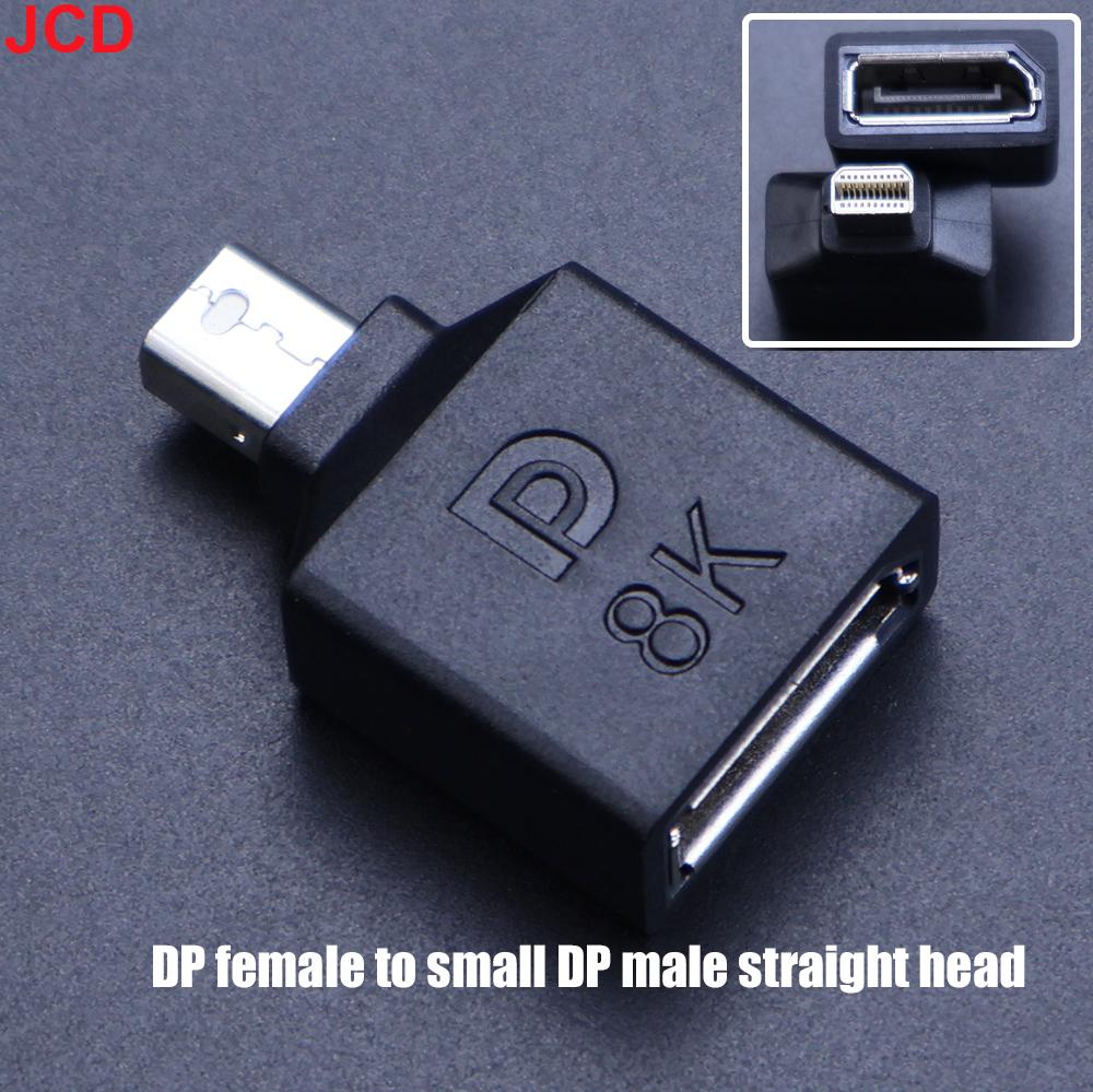 8K 60Hz Displayport DP 1.4 Kabeladapter 90 Grad 4K 144Hz Display Port Stecker auf Mini Displayport PC Computer Buchse Konverter