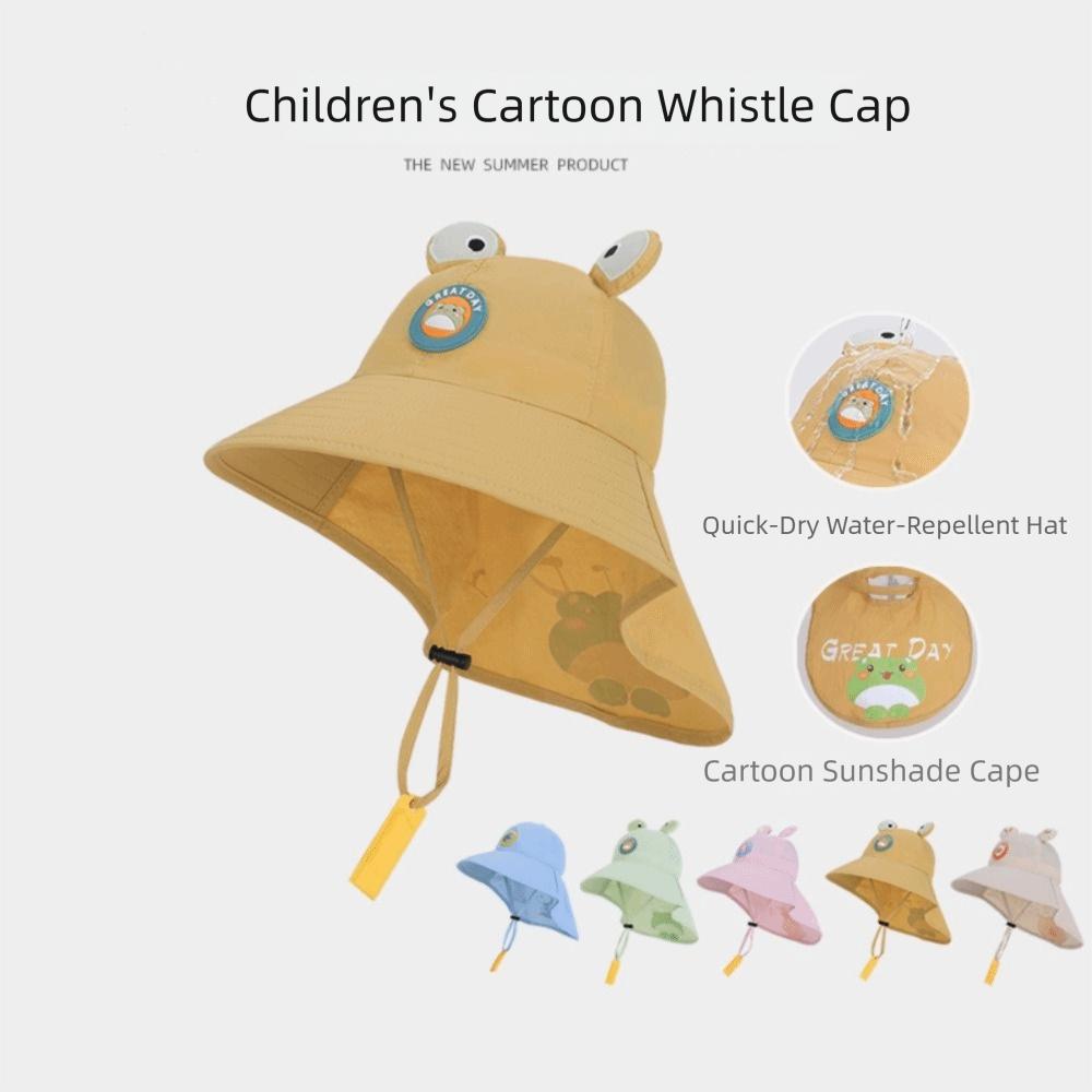 Whistle~ Extended Shawl Kids Whistle Sunscreen Hat Sun Protection Summer Sunshade Hat  Spring